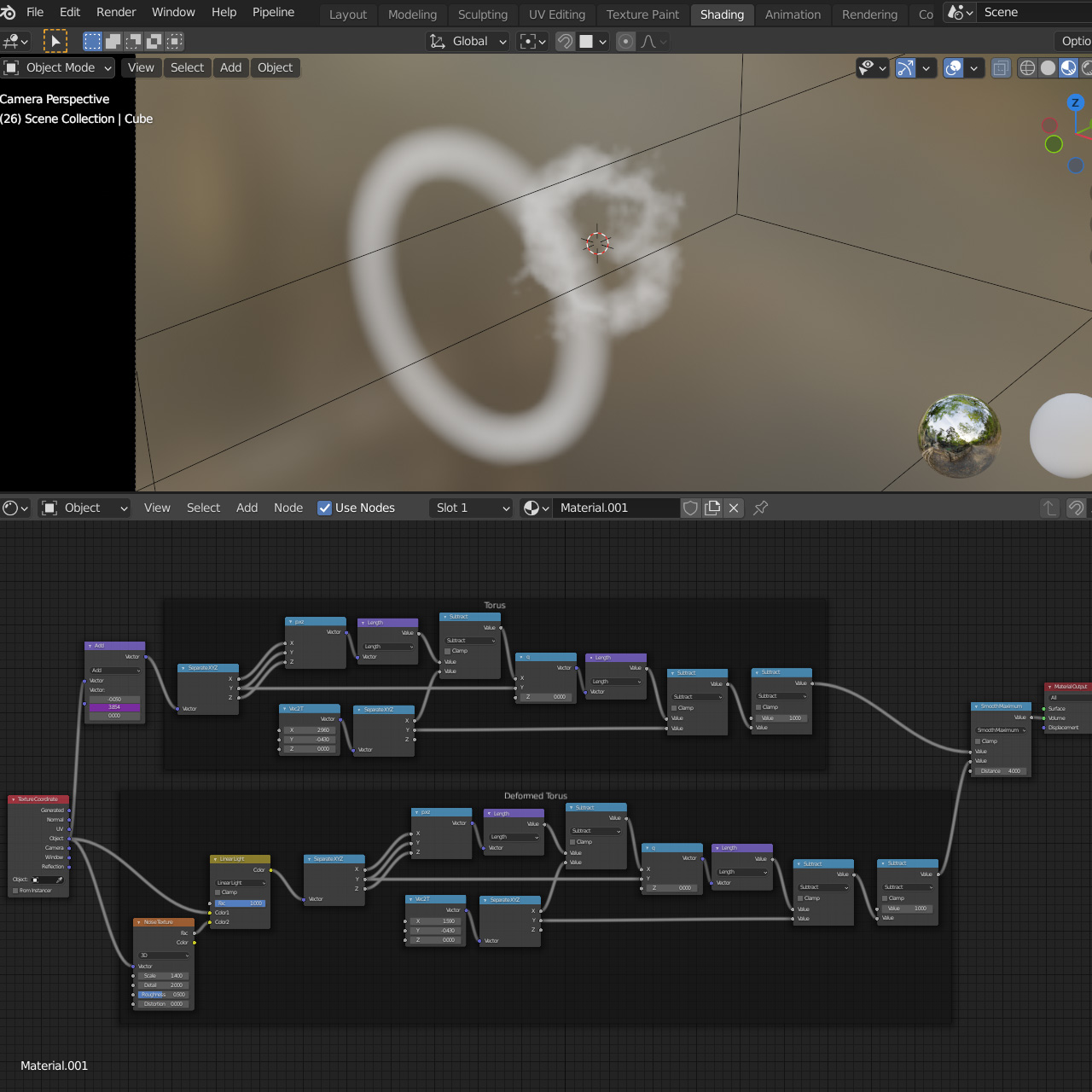 Node setup in Shader Graph