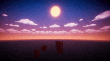 Cartoon Sky Shader with Atmospheric Scattering