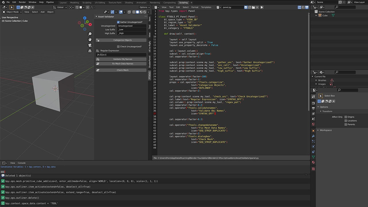 Asset Validation addon