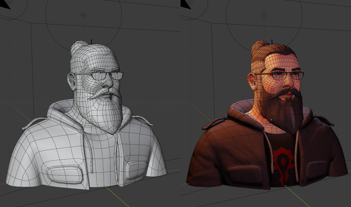 Blender screenshots.