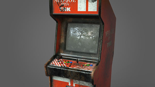 Worn Out Arcade Cabinet