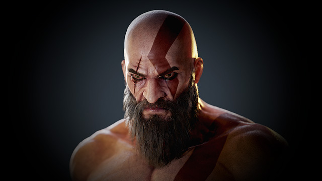 Kratos Bust, God of War Fan art