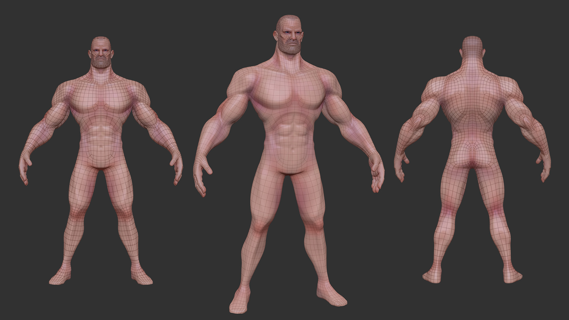 Base Map + Lowest subdivision wireframe