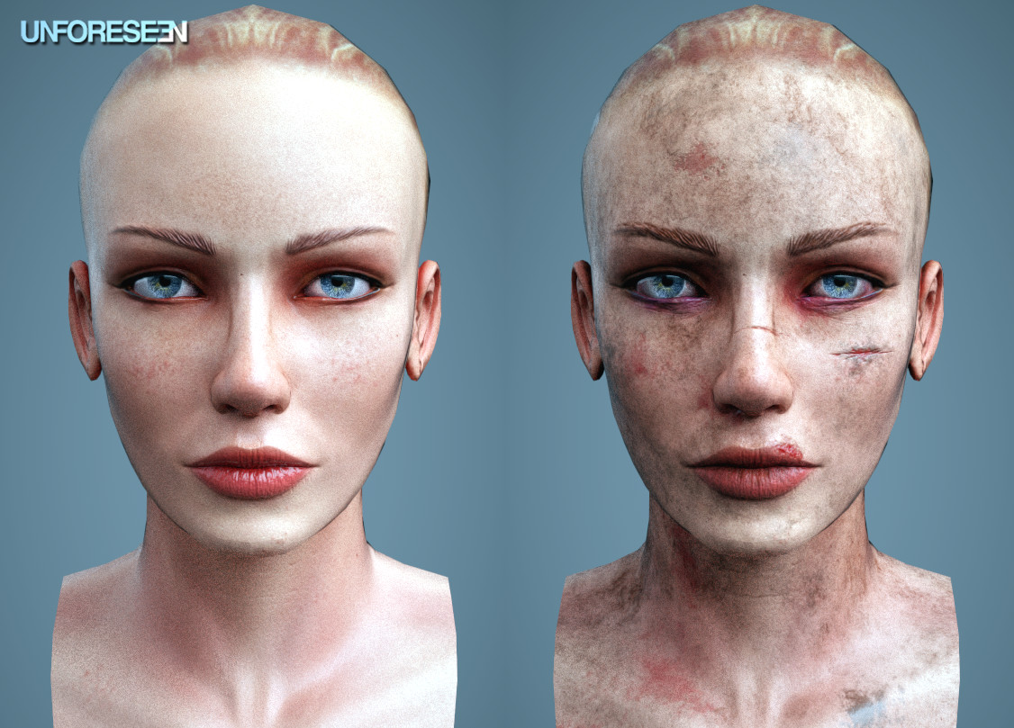 Character Skin Shading test in Unity 5.0