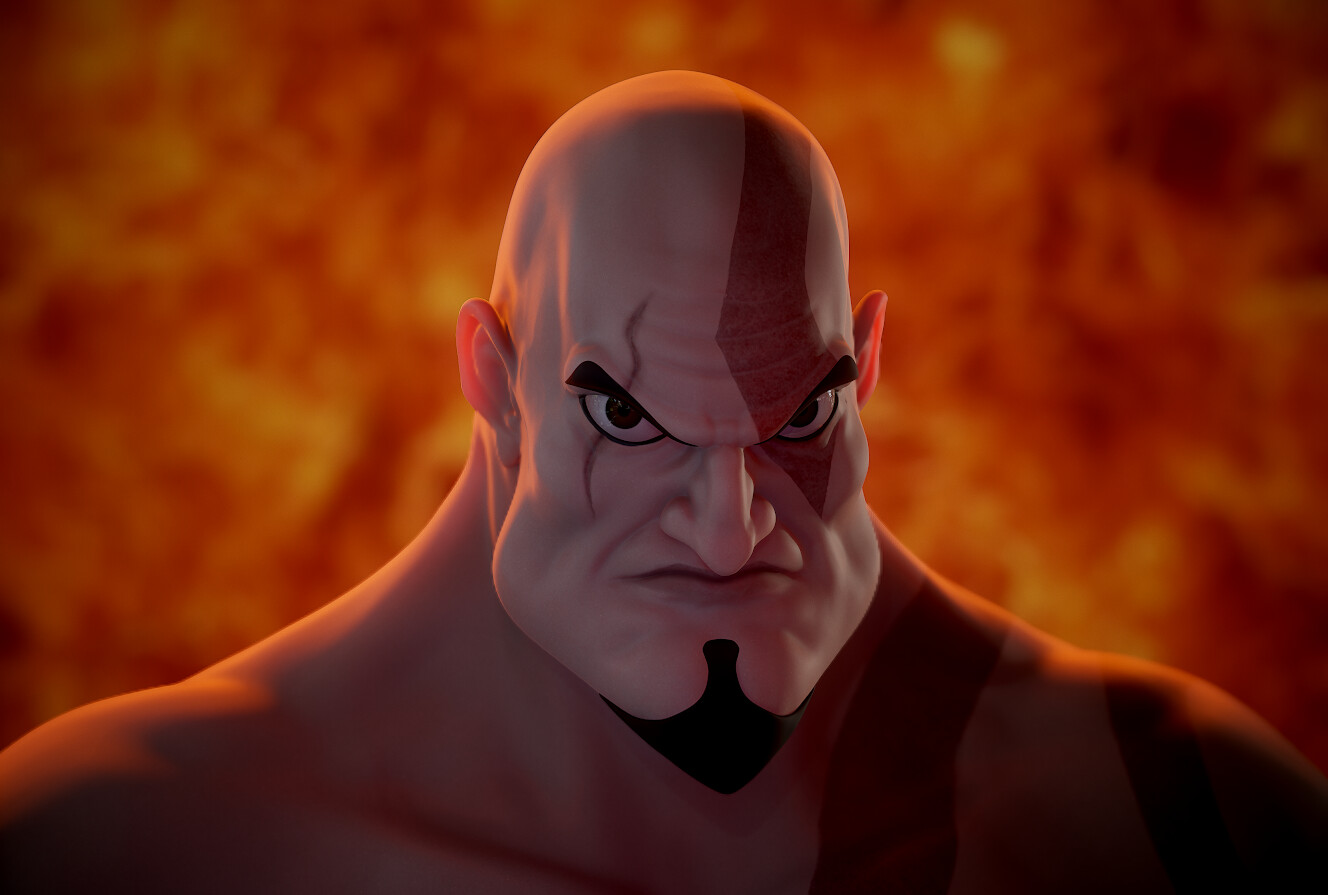 Disney-style Kratos :)